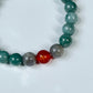 2025 Chinese Zodiac | Horse - Blue Water Jade and Labradorite with Red Agate