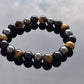 All-in-One Natural Stone Bracelet – Onyx, Tiger Eye & Hematite