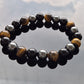 All-in-One Natural Stone Bracelet – Onyx, Tiger Eye & Hematite