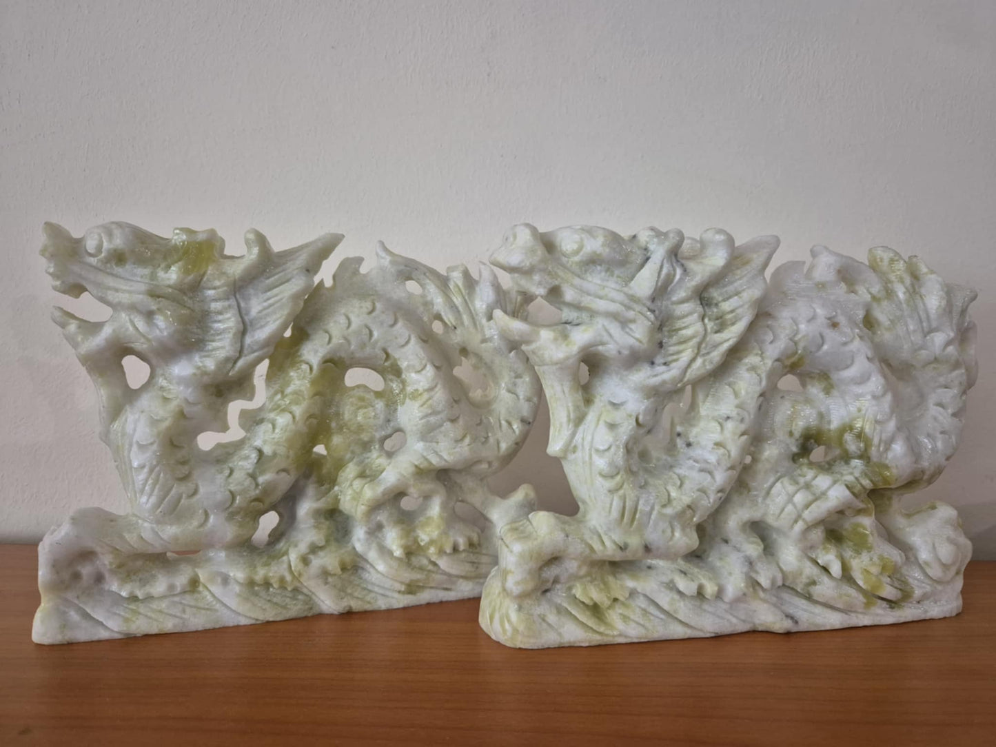 Xiu Yan Jade Dragon Carving