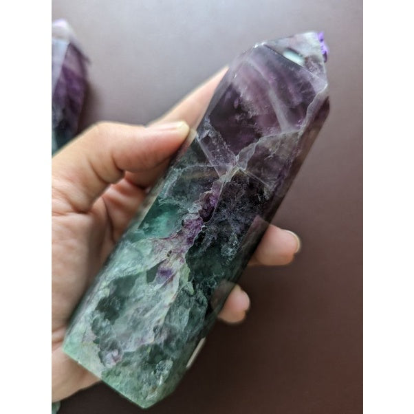 chunky flourite tower for wisdom