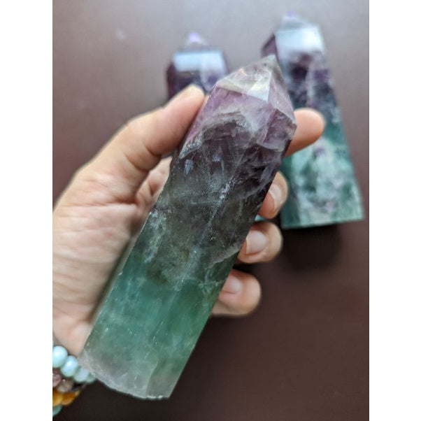 chunky flourite tower for wisdom