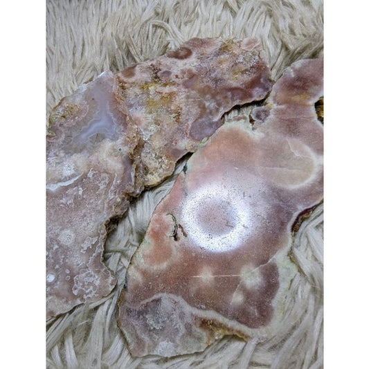 authentic pink amethyst slab