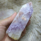 hq pink amethyst flower agate tower