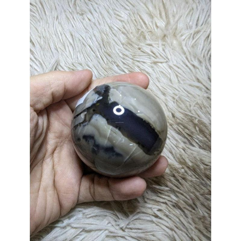 volcano agat crystal sphere