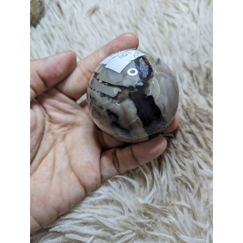 volcano agat crystal sphere