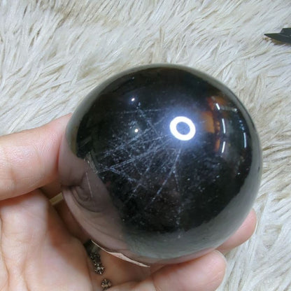 black obsidian protection spheres