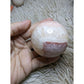 red banded calcite sphere