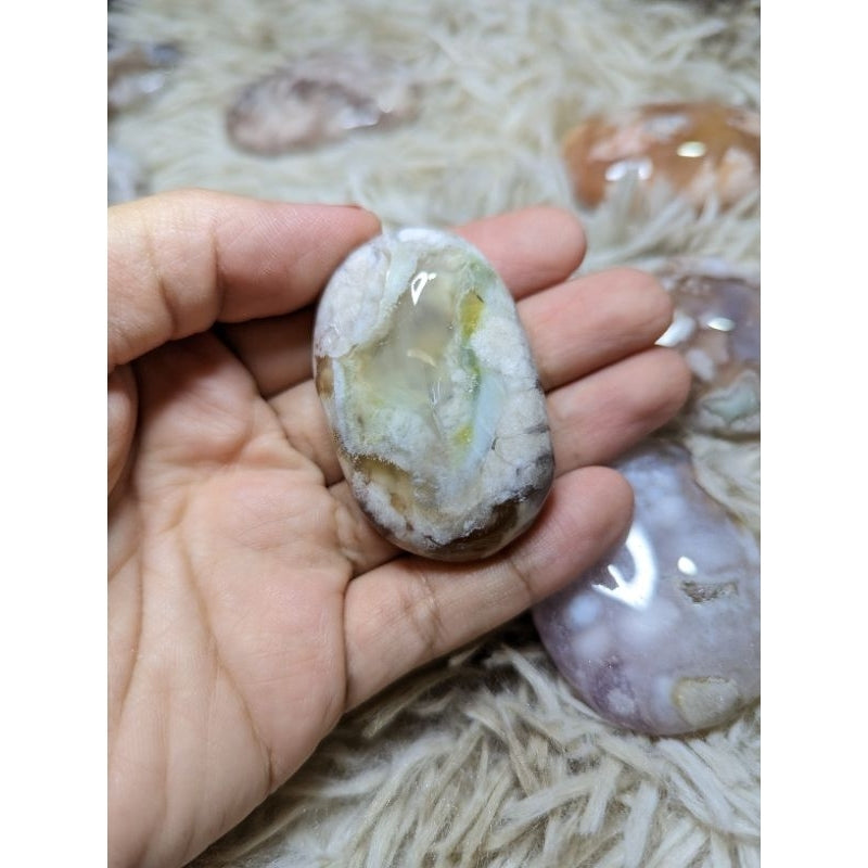 flower agate palm stone SALE!!