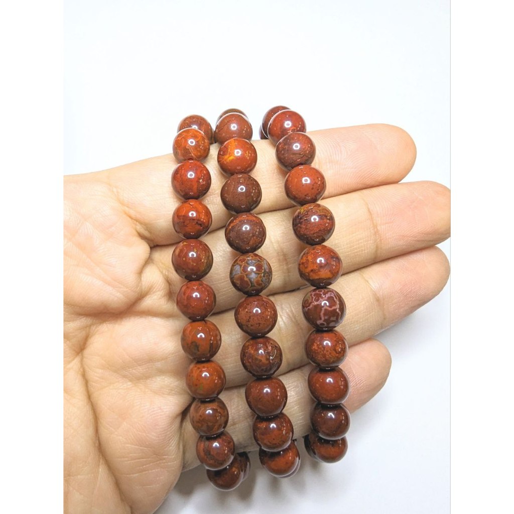 Zhanguo Warren state red agate gemstone bracelet money good health