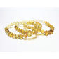 high quality faceted citrine gemstone bracelet