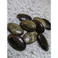 gold sheen obsidian palm stone