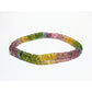 authentic rainbow tourmaline rondelle