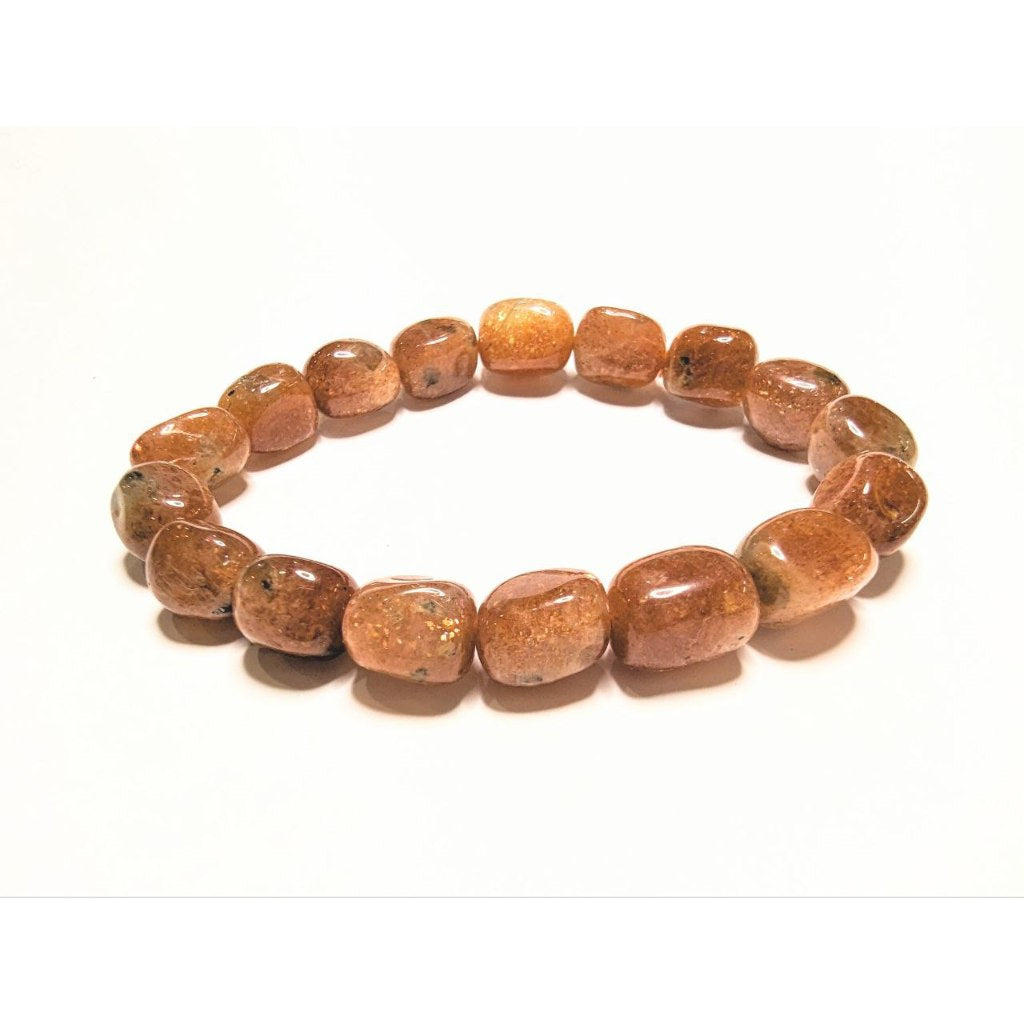 Arusha sunstone pebble bracelet