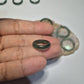 Authentic Blue water jade ring size 2.5-4