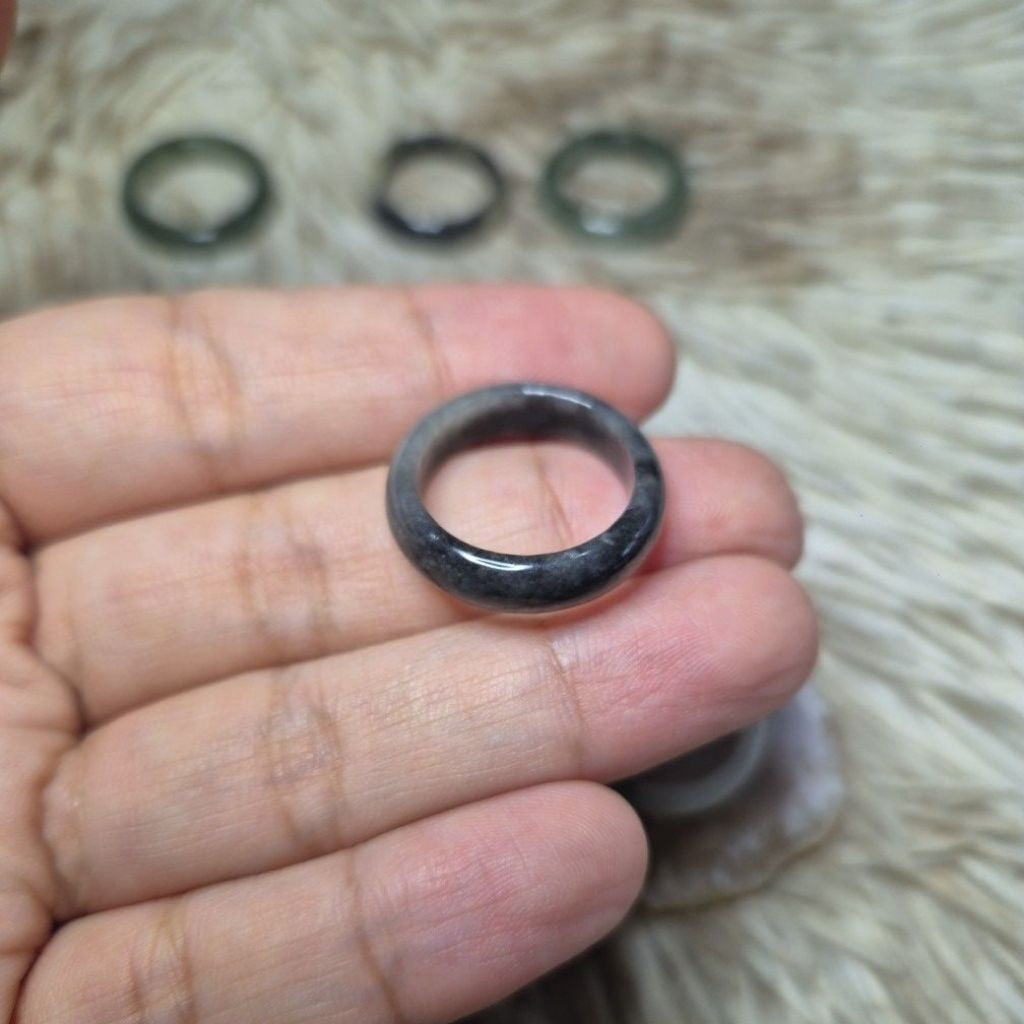 SIZE 7-7.5 Burmese Jade Rings