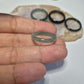 SALE! Authentic Blue water jade ring size 7-7.5