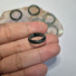 Authentic Blue water jade ring size 2.5-4