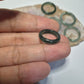 Authentic Blue water jade ring size 2.5-4