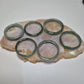 Authentic Blue water jade ring size 10-12
