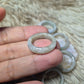SIZE 8 Burmese Jade Rings