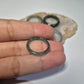 Authentic Blue water jade ring size 6-6.5