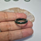 Authentic Blue water jade ring size 8-8.5