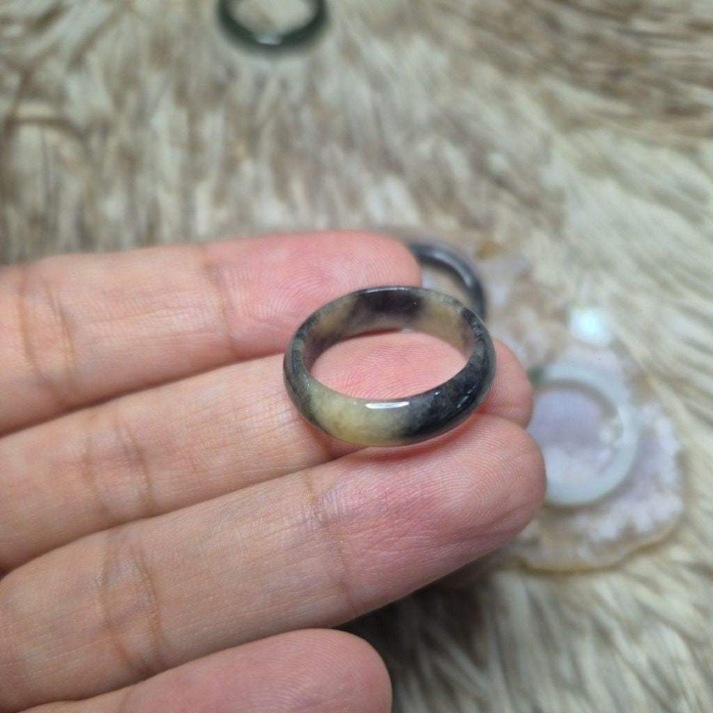 SIZE 7-7.5 Burmese Jade Rings