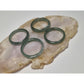 Authentic Blue water jade ring size 8-8.5