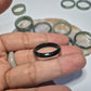 Authentic Blue water jade ring size 9-9.5