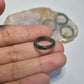 Authentic Blue water jade ring size 2.5-4