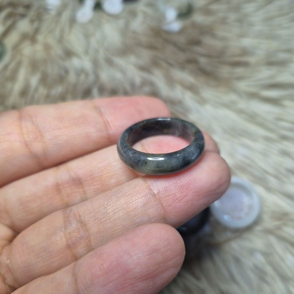 SIZE 7-7.5 Burmese Jade Rings