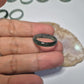 Authentic Blue water jade ring size 8-8.5