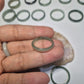 Authentic Blue water jade ring size 9-9.5