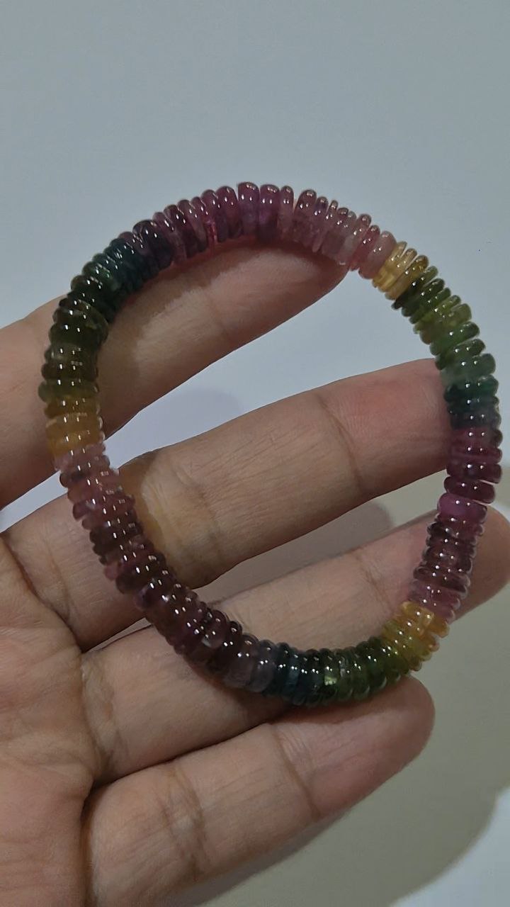 colorful tourmaline abacus