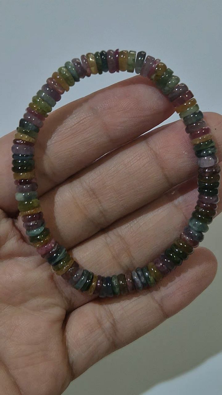 colorful tourmaline abacus