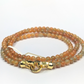 Burmese Yellow Jade Necklace with Certificate of Authenticity