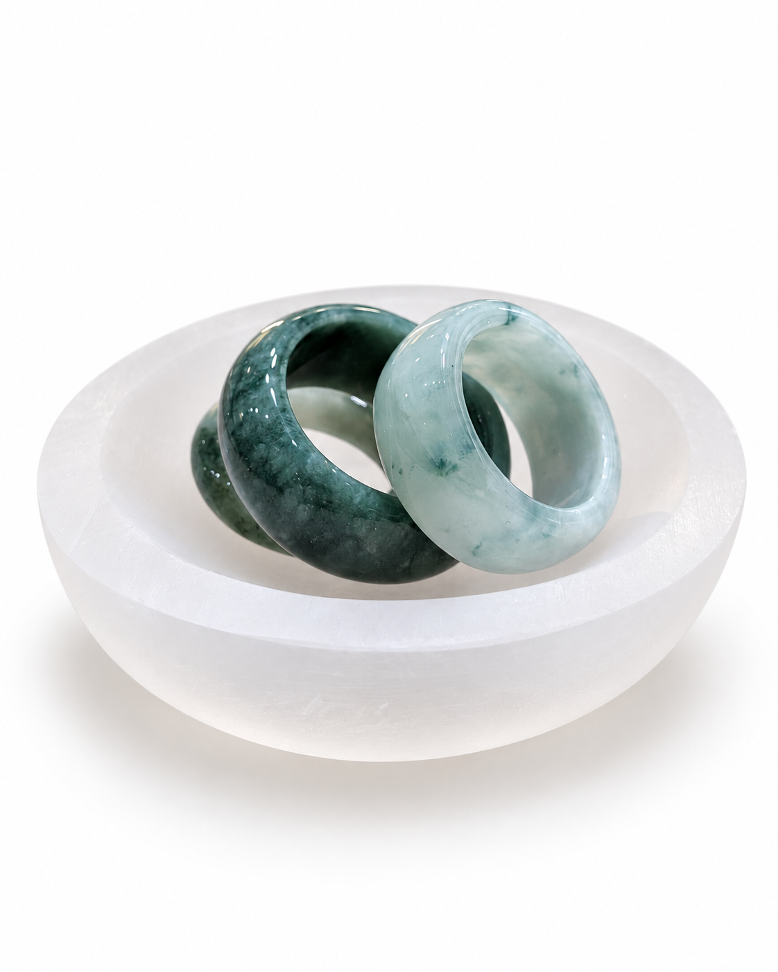 Mini Selenite Bowl (Approximately 65mm Diameter)