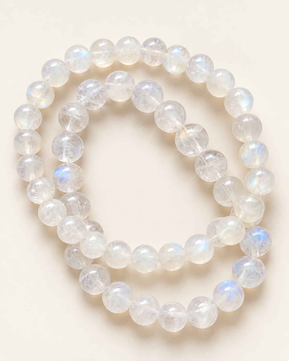 High Quality Madagascar Moonstone Bracelet (7mm) with Certificate of Authenticity