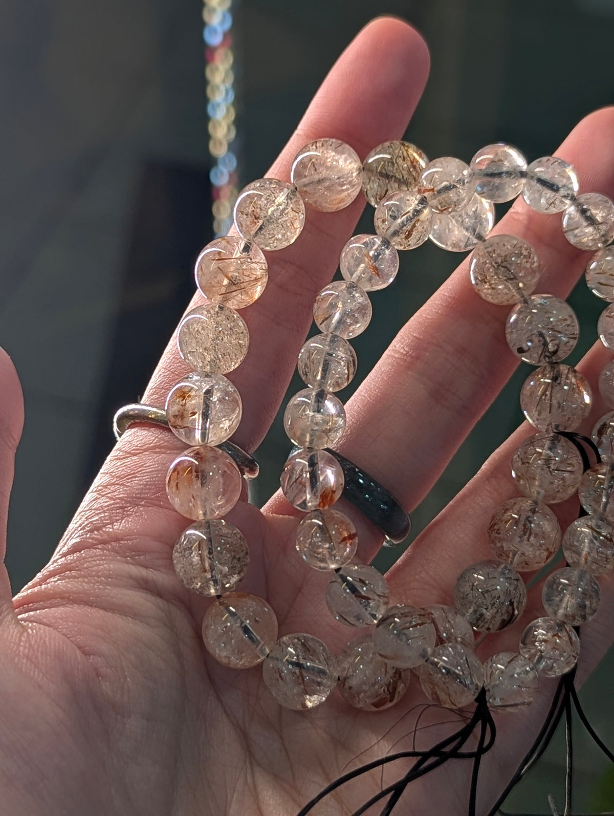 Copper Rutilated Quartz Bracelet (8mm | 10mm)