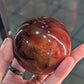 Carnelian Sphere (with Free Stand)