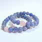 Couple Bracelet Communication and Self-Expression| Blue Aventurine with Rose Quartz Accent