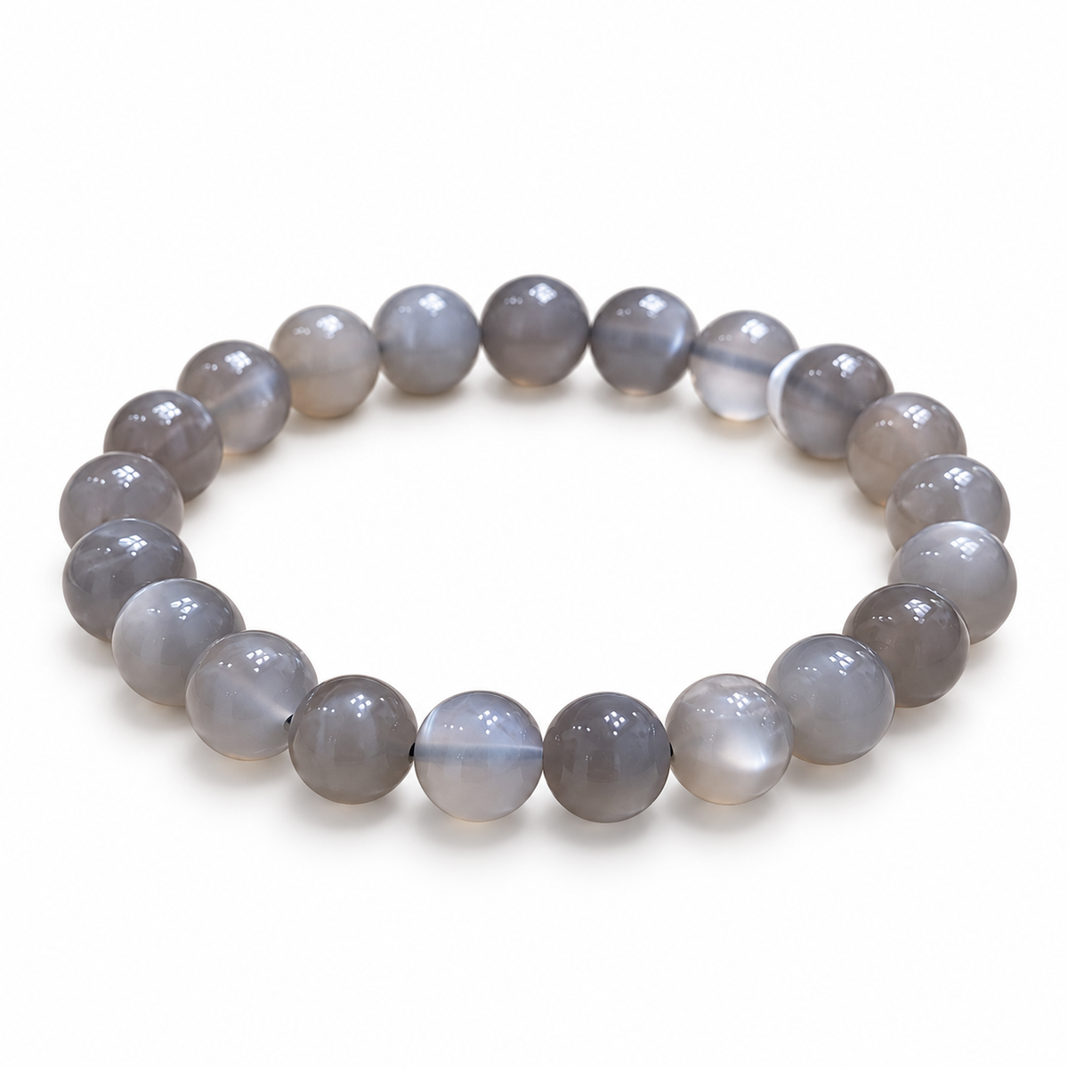 Black Moonstone Bracelet (7mm | 8mm)