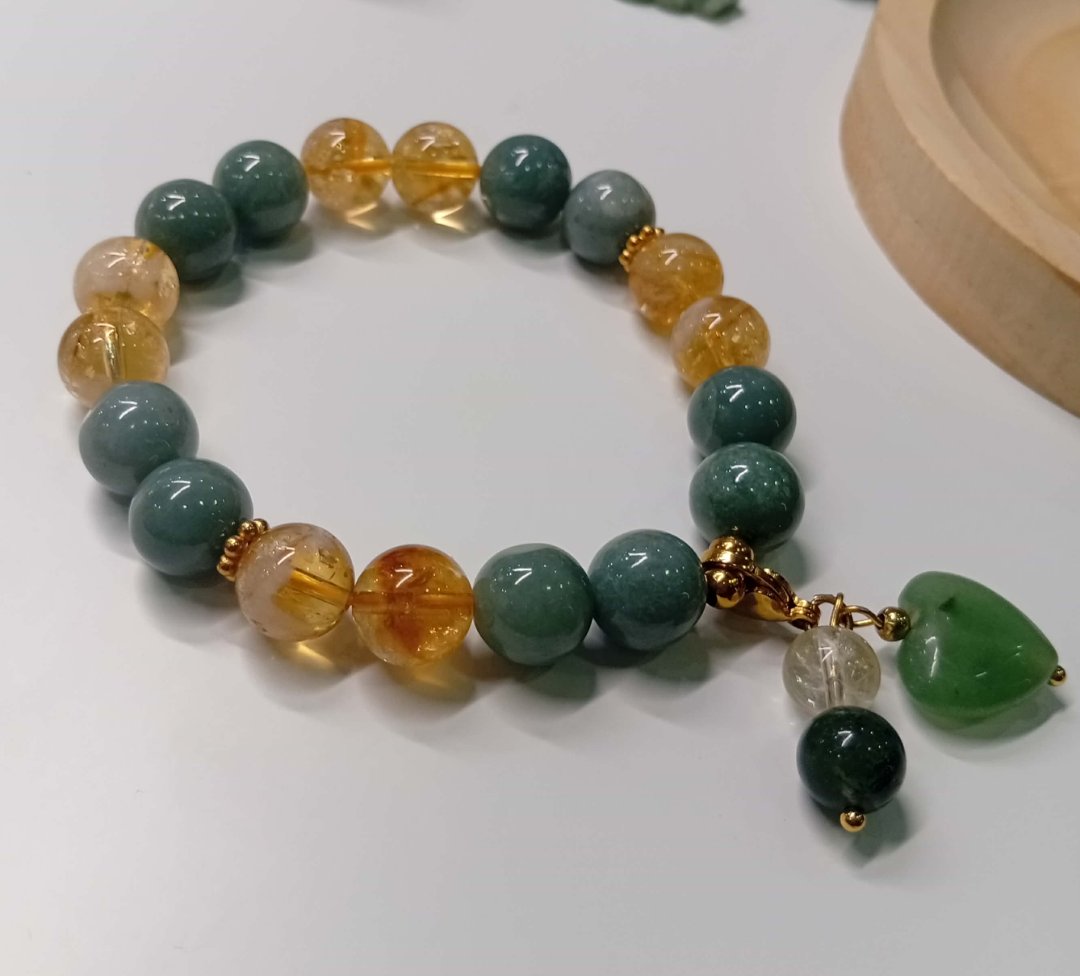 Jade Citrine Bracelet