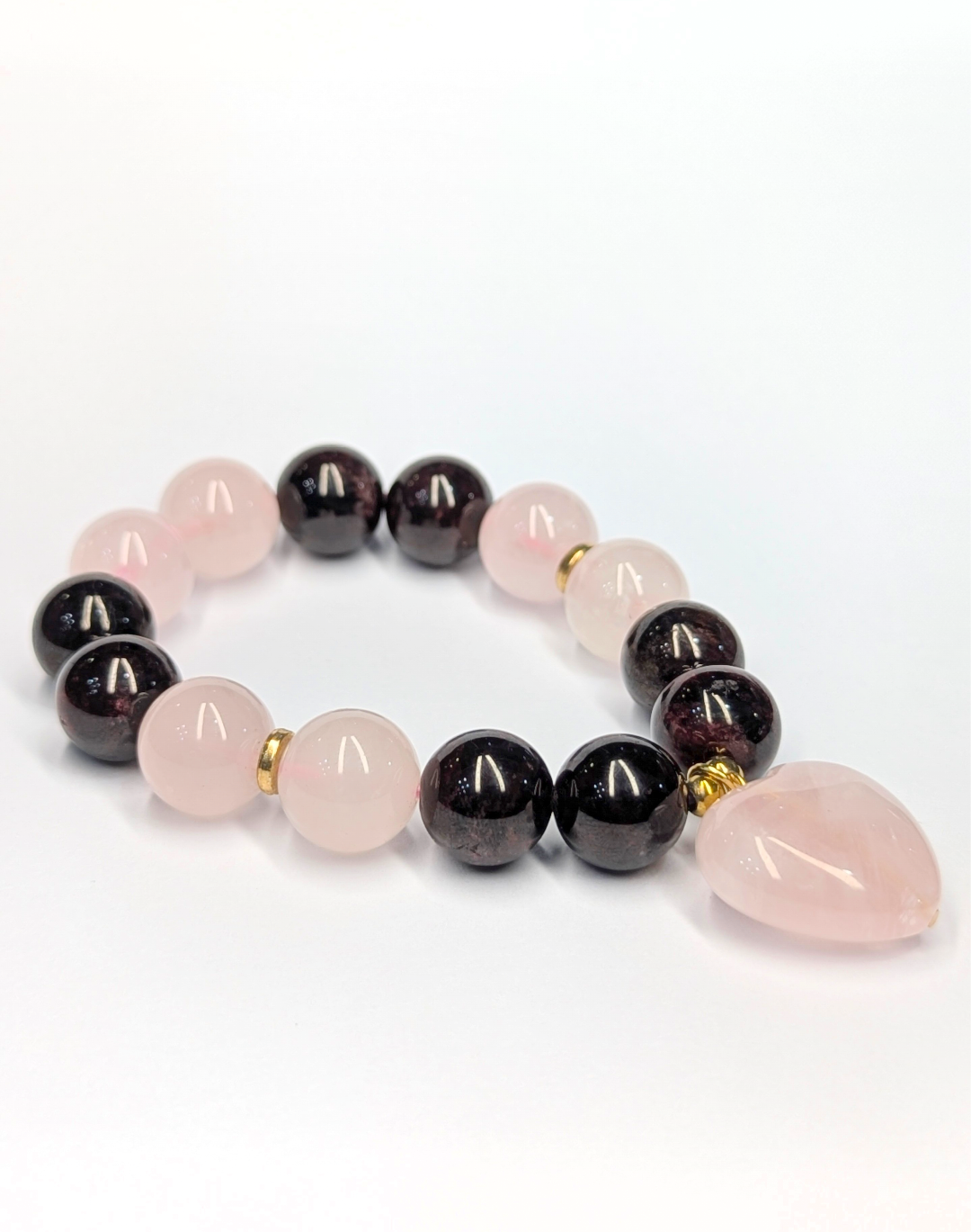 Rose Quartz and Garnet