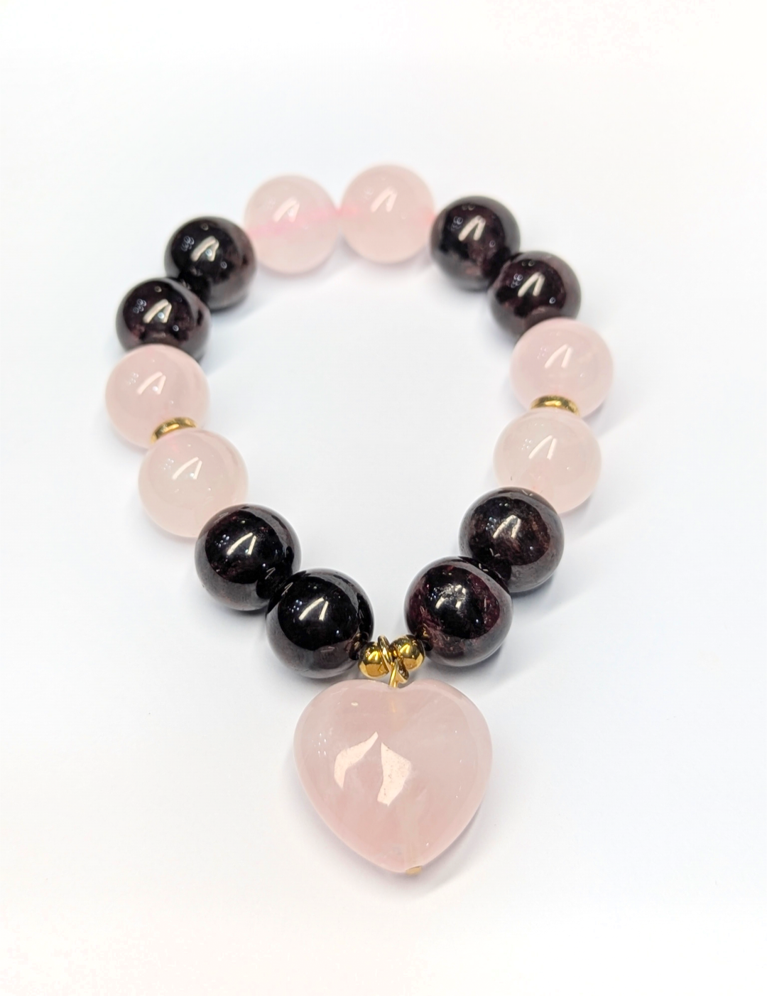 Rose Quartz and Garnet