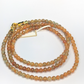 Burmese Yellow Jade Necklace with Certificate of Authenticity