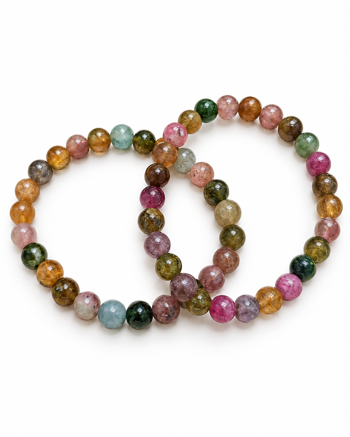 High Quality Colorful Tourmaline Bracelet (7mm)
