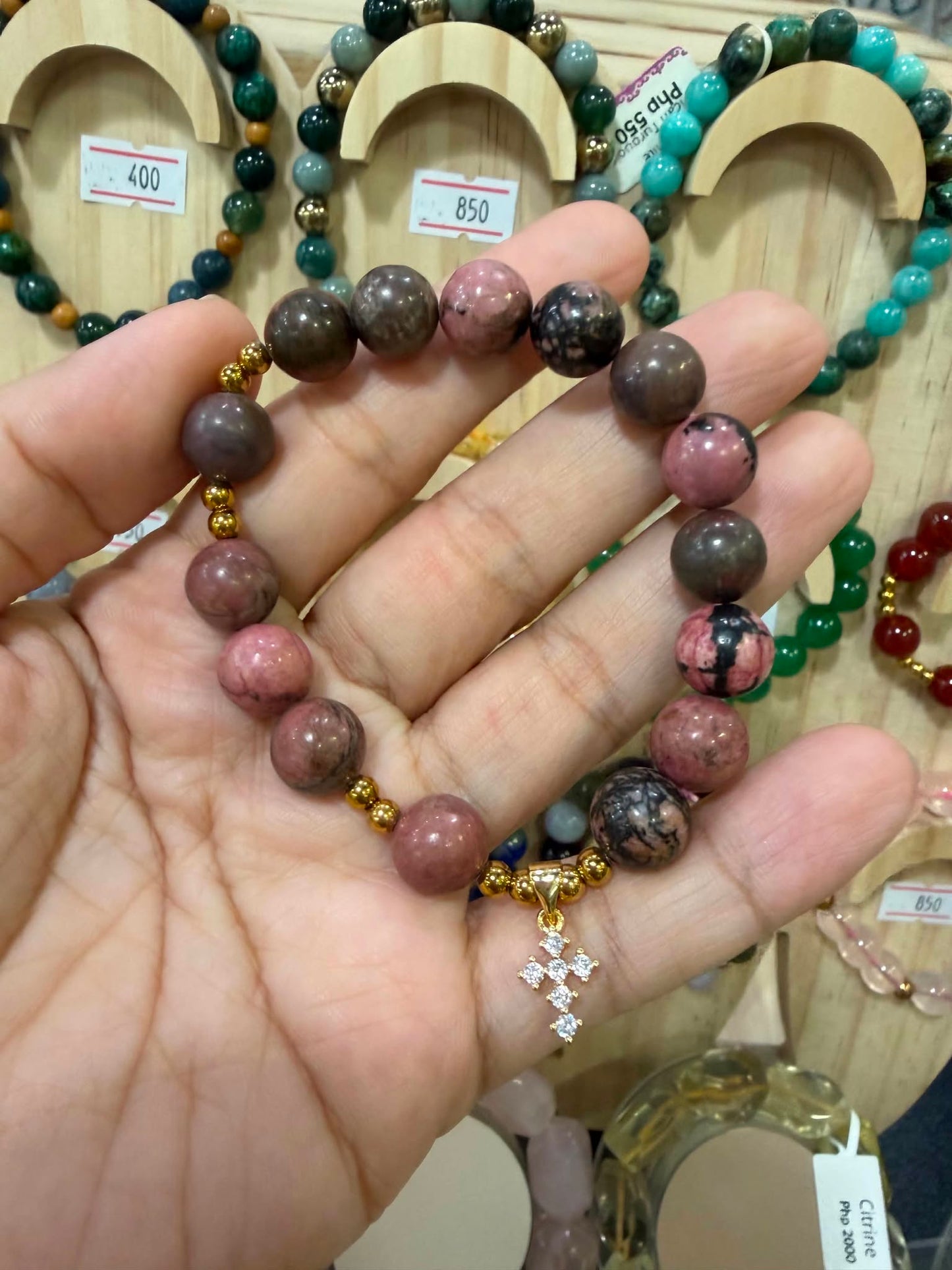 Crystal Rosary Bracelets