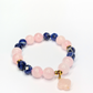 Rose Quartz and Lapiz Lazuli